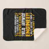 Couverture Sherpa Ingénieur Super Cool (Devant (Horizontal))