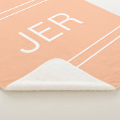 Couverture Sherpa Initiales Classiques Personnalisées Moderne Monogr (3/4)