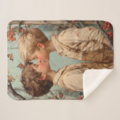 Couverture Sherpa Innocence en fleur (Devant (Horizontal))