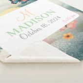 Couverture Sherpa Insecte Personnalisable Avec Nom, Monogramme & Ann (3/4)