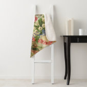 Couverture Sherpa Inséparables Coeur antique Vintage (En situation)