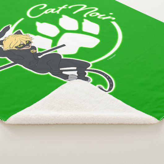 Couverture Sherpa Insigne Cat Noir (3/4)