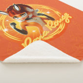 Couverture Sherpa Insigne Cercle Rena Rouge (3/4)