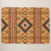 Couverture Sherpa Inspiration tribale (Devant (Horizontal))