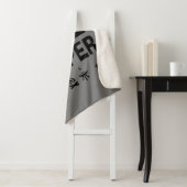 Couverture Sherpa Inspirational Happy Camper Citation amusante (En situation)