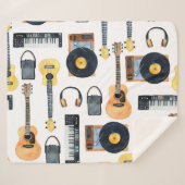 Couverture Sherpa Instruments de musique : aquarelle transparente (Devant (Horizontal))