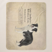 Couverture Sherpa Intelligence tranquille Border Collie (Devant)