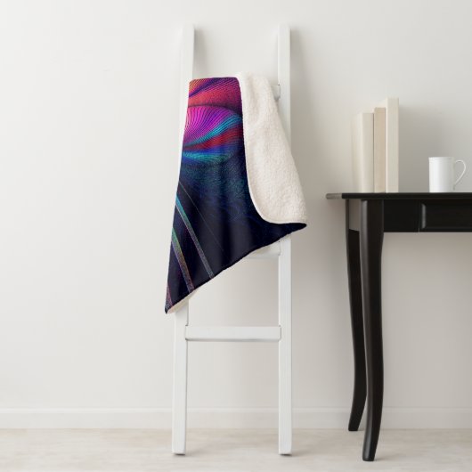 Couverture Sherpa Iridescence structurelle (En situation)