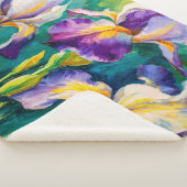 Couverture Sherpa Iris Floral (3/4)