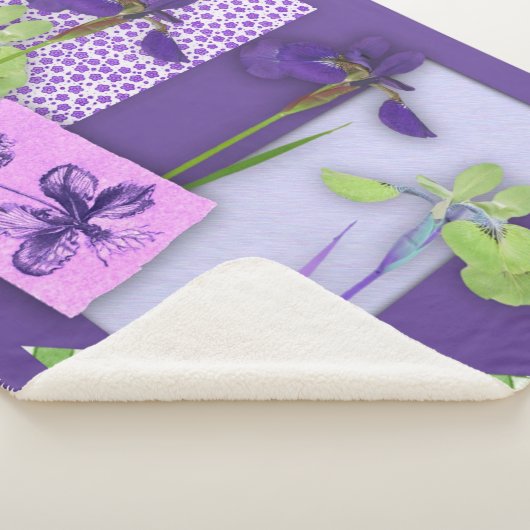 Couverture Sherpa Iris pourpre (3/4)