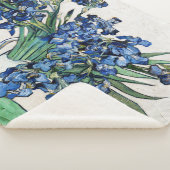 Couverture Sherpa Irises (1890) par Vincent Van Gogh (3/4)