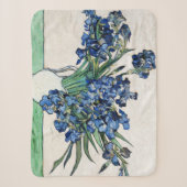 Couverture Sherpa Irises (1890) par Vincent Van Gogh (Devant)