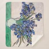 Couverture Sherpa Irises | Vincent van Gogh | (Devant)