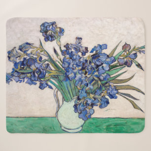 Couverture Sherpa Irises Vincent van Gogh