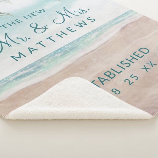 Couverture Sherpa Island Breeze Beach le New Mr. & Mme Newlyweds (3/4)
