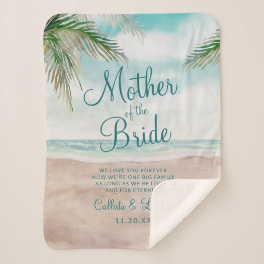Couverture Sherpa Island Breeze to the Mother of Bride Citation (Devant)