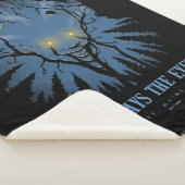 Couverture Sherpa IT Toujours Les Yeux Arbres Paréidoliques Tops (3/4)