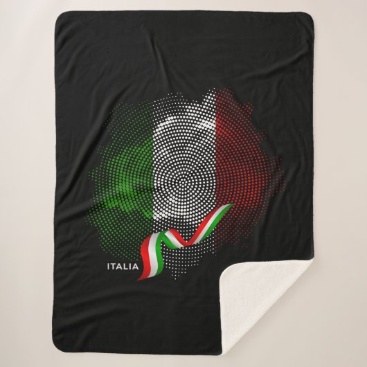 Couverture Sherpa Italian flag (Devant)