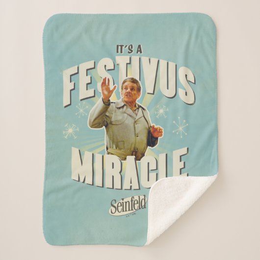Couverture Sherpa It's a Festivus Miracle (Devant)