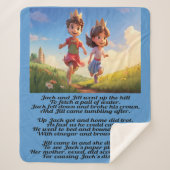 Couverture Sherpa Jack et Jill - Nursery Rhyme Sherpa Blanket (Devant)