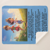 Couverture Sherpa Jack et Jill - Nursery Rhyme Sherpa Blanket (Devant (Horizontal))