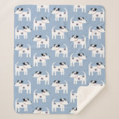 Couverture Sherpa Jack Russell Parson Terrier Chien Motif (Devant)