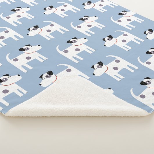 Couverture Sherpa Jack Russell Parson Terrier Chien Motif (3/4)