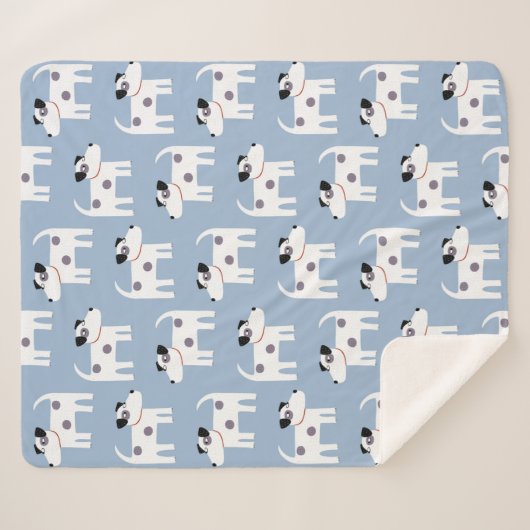 Couverture Sherpa Jack Russell Parson Terrier Chien Motif (Devant (Horizontal))