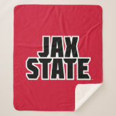 Couverture Sherpa Jacksonville State University JAX STATE Bold Text (Devant)