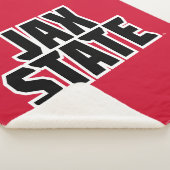 Couverture Sherpa Jacksonville State University JAX STATE Bold Text (3/4)