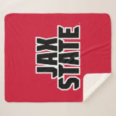 Couverture Sherpa Jacksonville State University JAX STATE Bold Text (Devant (Horizontal))