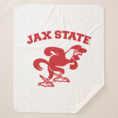 Couverture Sherpa Jacksonville State University JAX State Gamecocks (Devant)