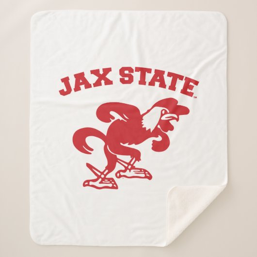 Couverture Sherpa Jacksonville State University JAX State Gamecocks (Devant)