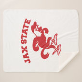 Couverture Sherpa Jacksonville State University JAX State Gamecocks (Devant (Horizontal))