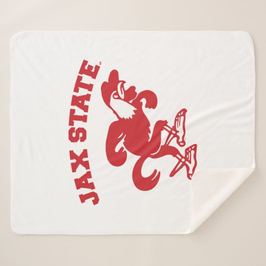 Couverture Sherpa Jacksonville State University JAX State Gamecocks (Devant (Horizontal))