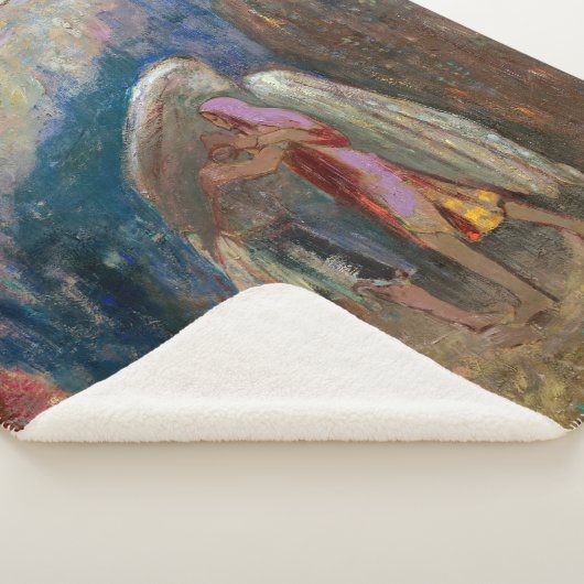 Couverture Sherpa Jacob et l'ange | Odilon Redon | (3/4)