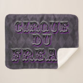 Couverture Sherpa Jacquard gothique Cirque Du Freak (Devant (Horizontal))