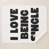 Couverture Sherpa J'adore être célibataire (Devant (Horizontal))