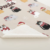 Couverture Sherpa J'adore mes chats (3/4)