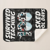 Couverture Sherpa J'Ai Survécu En Enseignant 100 Jours Scolaires Mas (Devant (Horizontal))