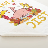 Couverture Sherpa J'aime ça humide drôle dinde comme dîner Thanksgiv (3/4)