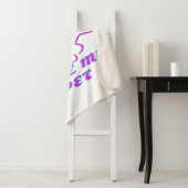 COUVERTURE SHERPA J'AIME MON PETIT CHAT ROSE (En situation)