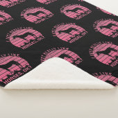 Couverture Sherpa J'aime vraiment les chevaux en rose Rose (3/4)