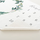 Couverture Sherpa Jalon de bébé feuilleté (3/4)