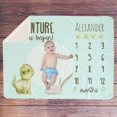 Couverture Sherpa Jalon de bébé T Rex Dinosaur mignon