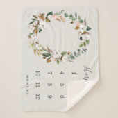 Couverture Sherpa Jalon du bébé de Magnolia (Devant)