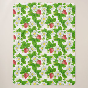 Couverture Sherpa Jardin aux fraises