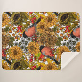 Couverture Sherpa Jardin d'automne 1 (Devant (Horizontal))