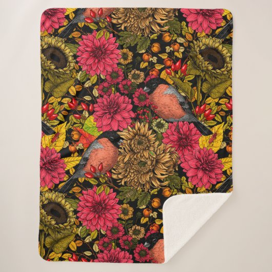 Couverture Sherpa Jardin d'automne 2 (Devant)