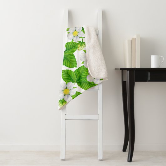 Couverture Sherpa Jardin de fraises 2 (En situation)